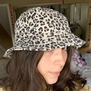 Urban Outfitters Leopard Print Bucket Hat